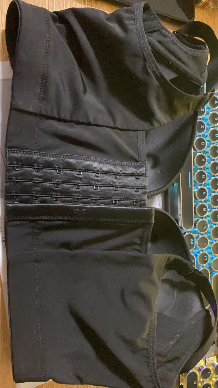 Women’s Plus Size Full Coverage Bra with Front Buttons – Wireless Soft Support Everyday Bra